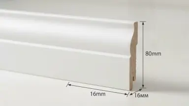 Видео: Плинтус Deartio Белый U 102-h 80мм