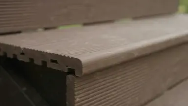 Видео: Ступени Полнотелые из ДПК NanoWood - Шоколад