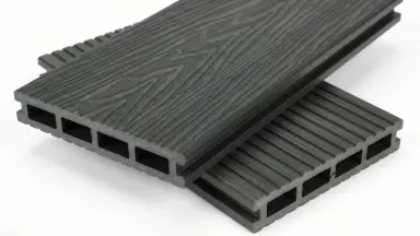Видео: Террасная доская ДПК NanoWood Nature 3D пустотелая Графит