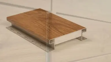 Видео: Соединительный профиль BrusDecor под дерево