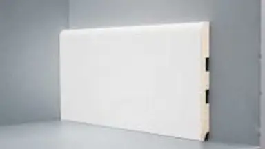 Видео: Плинтус Deartio Белый U 102-h 150мм