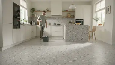 Видео: Кварцвиниловая плитка Invictus коллекция Maximus DryBack Parquet Tile 94 Bergamo Cloud