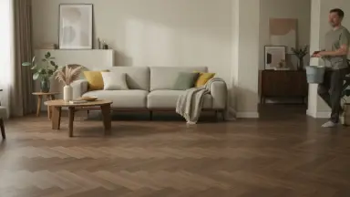 Видео: Виниловый пол AquaFloor коллекция Space Parquet Light AF4519PQL