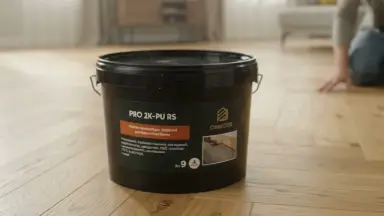 Видео: Клей CMWOOD PRO 2K-PU RS (9+1) 10 кг 2-компонентный твердо-эластичный паркетный клей на основе 100% полиуретана