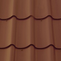 Металлочерепица М28 0,5 GreenCoat Pural BT SSAB RR750 терракотовый