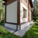 Фасадная панель Техоснастка, Камень Дикий, Белый