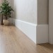 Плинтус Teckwood Белый Роял прямой 140 мм