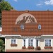 Проект двухэтажного дома с двухместным гаражом 17 на 11