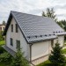 Металлочерепица М28 стальной кашемир глянцевая RAL7024 серый