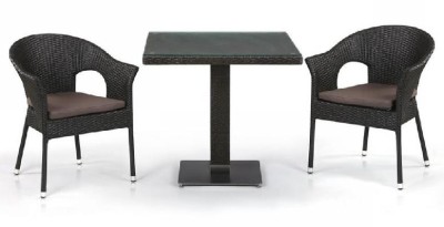 Комплект плетеной мебели AFINA из иск. ротанга T605SWT/Y79A-W53 Brown 2Pcs