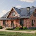 Проект узкого двухэтажного дома из газобетона с зимним садом
