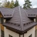 Металлочерепица квинта плюс с 3D резом 0,5 Satin Мatt RR 32 темно-коричневый