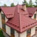 Металлочерепица квинта плюс с 3D резом 0,5 Velur RAL 3009 оксидно-красный