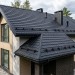 Металлочерепица GL квадро профи 0,45 Drap RAL 9005 черный