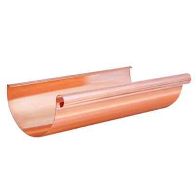 Желоб круглый 0,6 мм, L=3 м 125/90 Aquasystem CU-медь