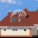 проект двухэтажного дома с двухместным гаражом 16 на 13
