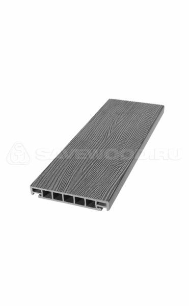 Террасная доска из ДПК SW Salix (S) (R) пепельный