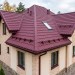 Металлочерепица камея 0,45 Drap RAL 3005 красное вино