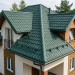 Металлочерепица кредо GL 0,5 Velur20 RAL 6020 хромовая зелень