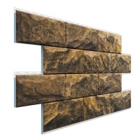 Фасадная термопанель Доломит Дагестанский камень Тигровый глаз
