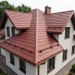 Металлочерепица М28 стальной шелк RAL 3009 красный