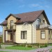 Проект двухэтажного дома из газобетона в европейском стиле с мансардой