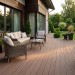 Террасная доска  из ДПК ECODECKING Экстра Шоколад