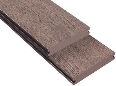 Террасная доска ДПК Outdoor 3D полнотелая NEVADA/CALIFORNIA BROWN коричневая микс