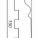 Плинтус Deartio Белый U 105-h 150мм