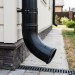 Водосток Grand Line 125x90  -  Колено сливное RAL 9005