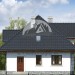 105-20 - готовый проект квадратного дома с кабинетом и мансардой до 200 кв м