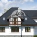 105-20 - готовый проект квадратного дома с кабинетом и мансардой до 200 кв м