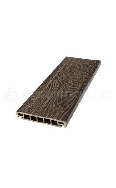Террасная доска из ДПК SW Salix (S) (T) темно-коричневый Террасная доска из ДПК SW Salix (S) (T) темно-коричневый