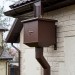 Воронка для одиночной установки Aquasystem Rooftop Drain PU 150/100 мм RAL 8017 - коричневый шоколад