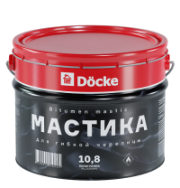 Мастика для гибкой черепицы Docke 10,8 кг