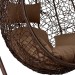 Кресло Подвесное из искусственного ротанга AFM-168A-L Brown