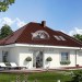 проект узкого двухэтажного дома с одноместным гаражом 15 на 9 м