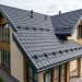 Металлочерепица камея GL 0,5 Quarzit lite RAL 7024 мокрый асфальт