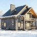 Проект загородного двухэтажного дома с кабинетом и террасой