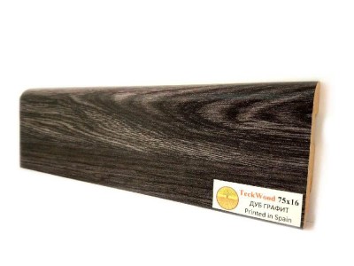 Плинтус Teckwood Дуб Графит
