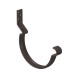 Крюк короткий усиленный ASN L=60 мм Aquasystem Rooftop Drain PU MATT 150/100 мм RR 32- т.коричневый