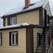 Сайдинг "blockhouse" под бревно, Акриловый Премиум ВН-02, орех тёмный