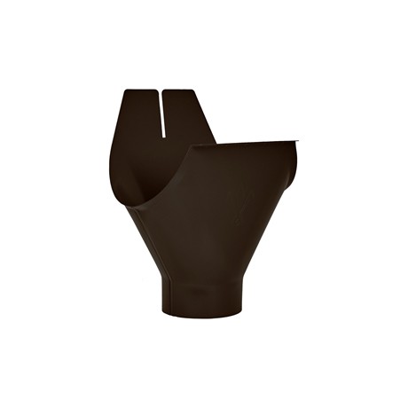 Выход из желоба Aquasystem Rooftop Drain PU MATT 150/100 мм RR 32- т.коричневый