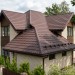 Металлочерепица модульная Квинта Uno Grand Line c 3D резом 0,5 Satin Мatt RAL 8017 шоколад