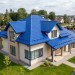 Металлочерепица квинта плюс с 3D резом 0,45 PE RAL 5002 ультрамариново-синий