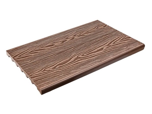 Ступень полнотелая из ДПК Deckart Step 3D Махагон