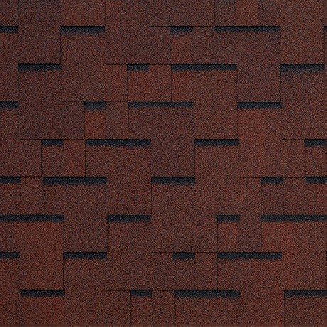 Гибкая черепица SAN REMO rosso 402 TEGOLA (COMFORT), 2.86 кв.м