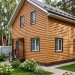 Виниловый сайдинг docke (дёке) - blockhaus D4,7T (под бревно), карамель