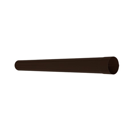 Труба круглая L=1 м Aquasystem Rooftop Drain PU MATT 150/100 мм RR 32- т.коричневый