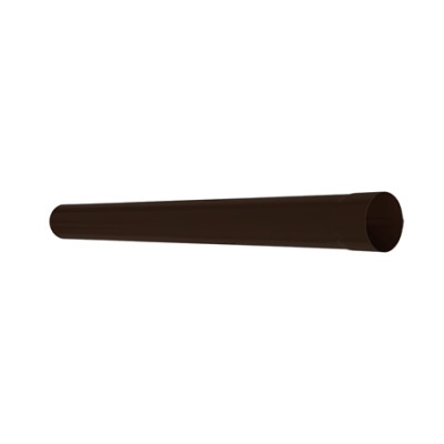 Труба круглая L=3 м Aquasystem Rooftop Drain PU MATT 150/100 мм RR 32- т.коричневый